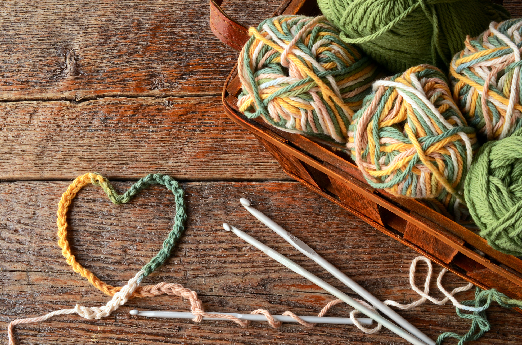 Crochet Yarn and Crochet Hook